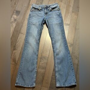 Shyanne Bootcut Women's size 29 Medium Wash Blue Denim Jeans Embroidered